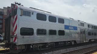 Inbound Metra & Outbound Metra Trains At Franklin Park On (05/15/2025)