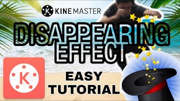 HOW TO MAKE DISAPPEARING EFFECT IN KINEMASTER / KINEMASTER TUTORIAL