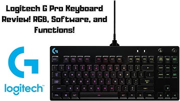 Logitech G Pro Keyboard Review! RGB, Software, and Functions!