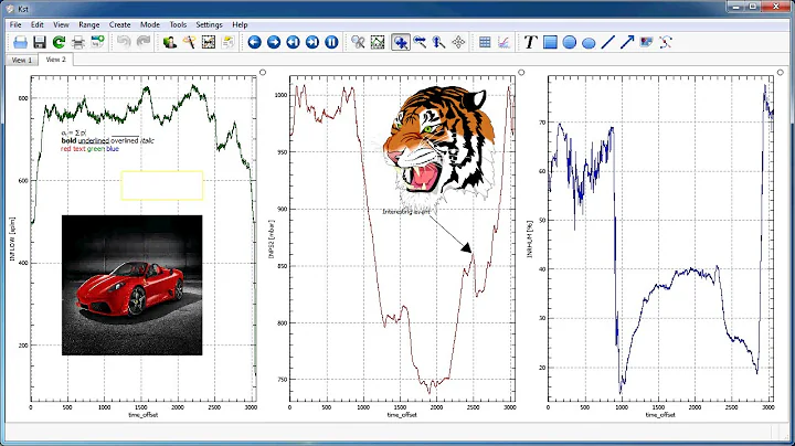 Kst presentation #6: Advanced layout and export options