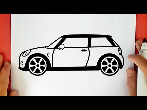 HOW TO DRAW A MINI COOPER CAR