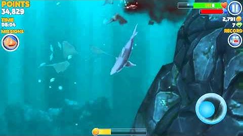 How to kill a Great White Shark in Hungry Shark Evo