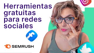 Herramientas gratuitas para redes sociales