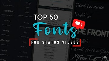 🔥 50 Stylish Fonts Pack | Free Download | Aesthetic Text Style 2025 Hindi New Styles Fonts 2025 