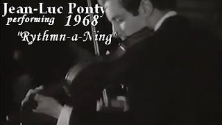 Jean-Luc Ponty & Jimmy Smith performing "Rhythm-a-Ning" in 1968 [TV broadcast]