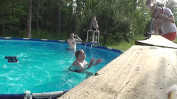 Mason P Ivey Ray pool jump