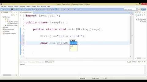 Java String Method charAt