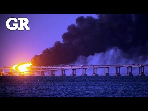 Explota coche bomba en puente que une a Rusia y Crimea