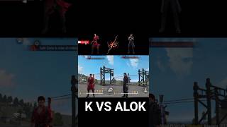 Alok vs k who is the best #freefire #viralvideo #viralshorts #shorts