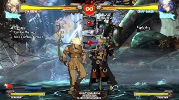 Guilty Gear XRD Rev 2: Chipp FDC oki safe jump on Sin
