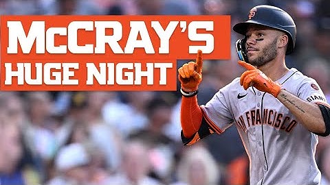 Grant McCray SMASHES Two Home Runs and Drives in Five Runs | San Francisco Giants Highlights