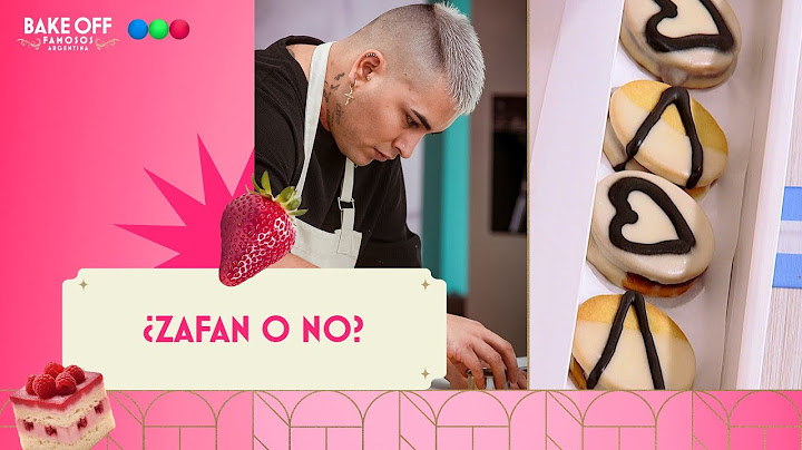 Callejero Fino hizo alfajores de fernet: la reacción del jurado - Bake Off Famosos Argentina 2024
