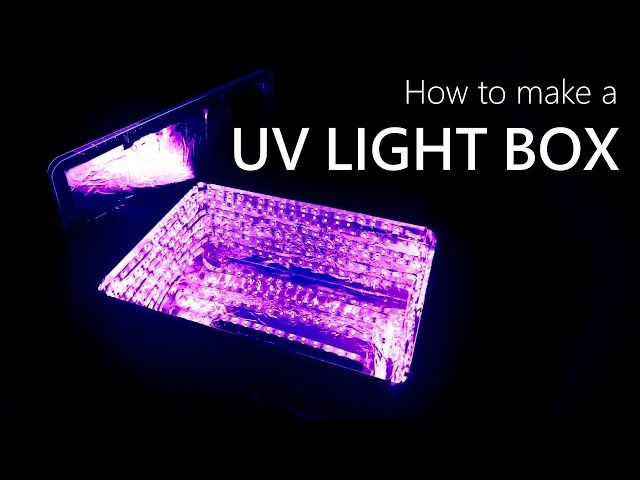 How to make a UV LIGHT BOX, bleach, retrobright, photography