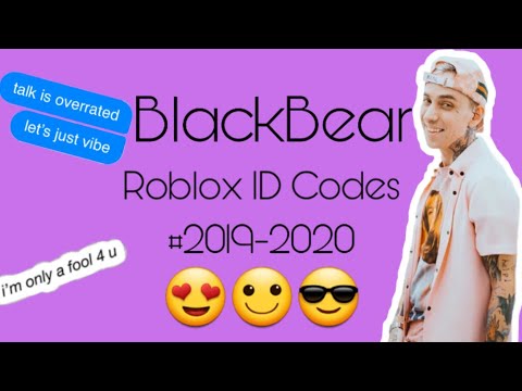 Black Bear Roblox Id Codes Working 2019 Youtube - idfc roblox radio code