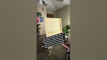 Just a quick tip for beginners! Tighten your canvas!! #paintingtutorial #paintingtechniques #art