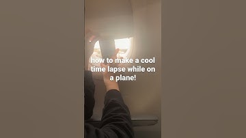 how to make a cool time lapse on a plane! #tutorial #plane #timelapse