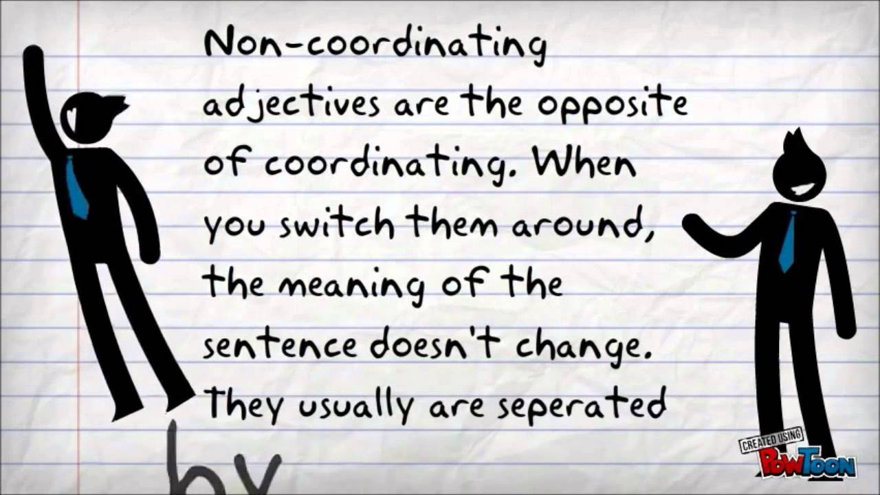 Grammar Tutorial Coordinating Adjectives YouTube
