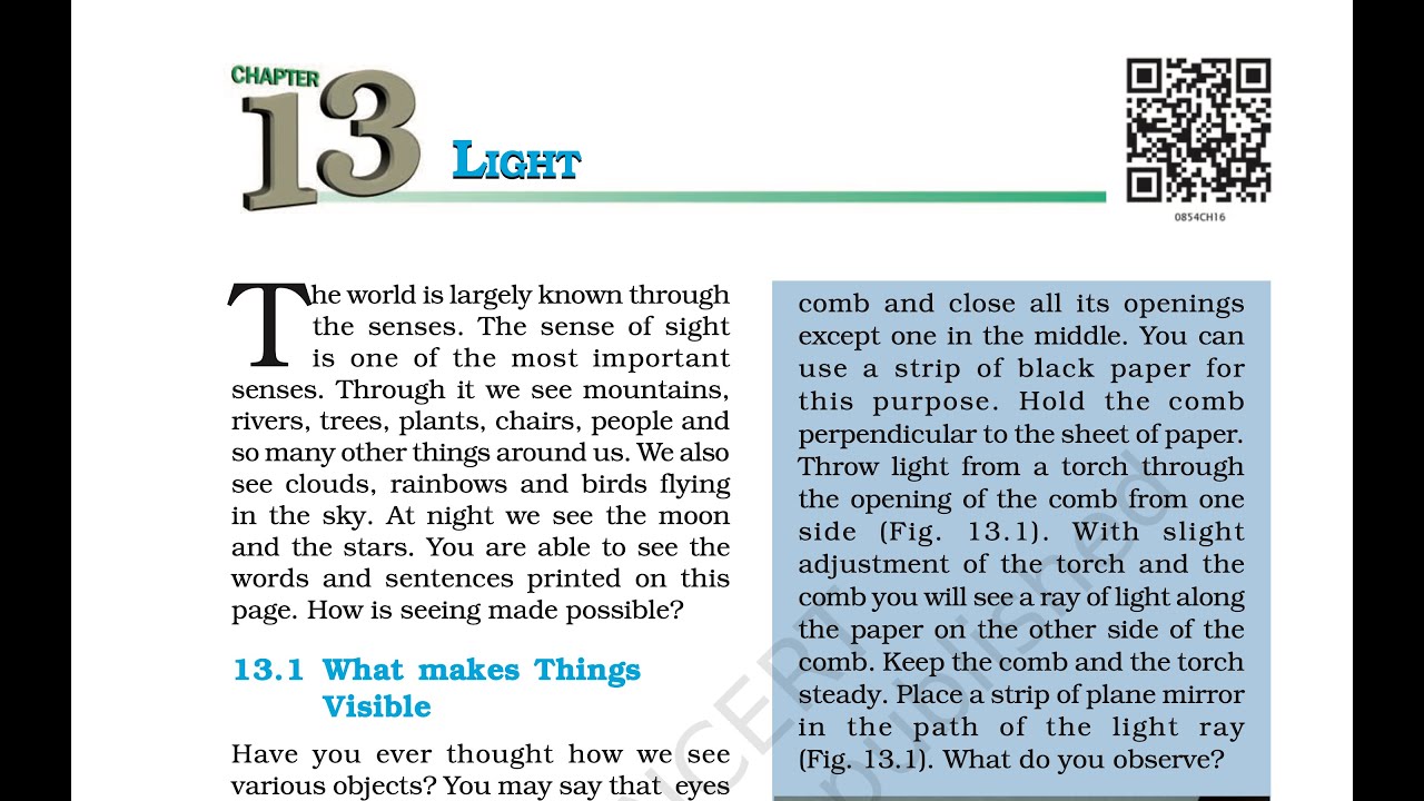 Class 8th Science | Chapter 13 - Light | Part-1 | NCERT | Hindi | UPSC ...