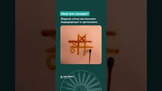 Йодная сетка восполняет йододефицит в организме❓Ответ в описании под роликом.