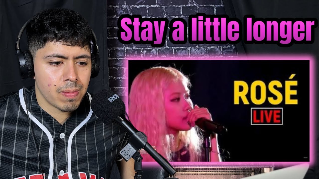 FIRST REACTION to Rosé from Blackpink [ Stay a little longer ] LIVE @ Le Gala des Pièces Jaunes 2025