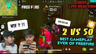 Free Fire : Duo Vs Squad Rank Match Tsg Jash vs Tsg Ritik || Best Pro Gameplay || Live Reaction