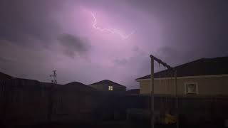 Monster Lightning Storm over Austin Texas - September 24th - Timelapse and Full Length Video