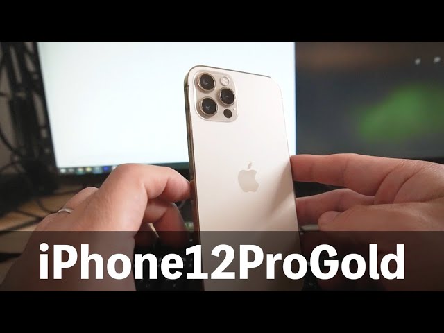 iPhone 12 Pro ゴールドを嫁が買ったのでちょっとだけお触りさせて