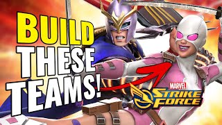 BEST OFFENSE AND DEFENSE TEAMS for Cosmic Crucible! Top Squad Tier List - Marvel Strike Force