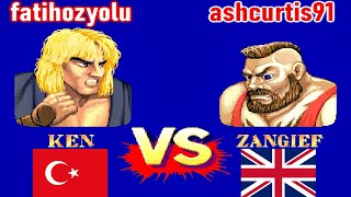 Street Fighter II': Champion Edition - fatihozyolu vs ashcurtis91 FT5