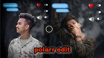 polarr new photo editing tutorial🔥|| background change photo editing in Polarr