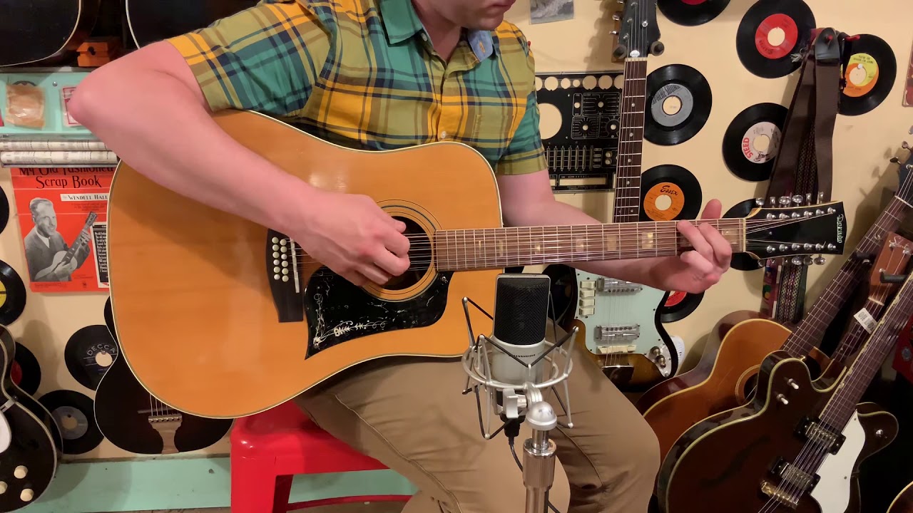 1970s Dorado Model 5993 Japanese-made 12-string dreadnought guitar