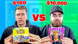 $100 vs $10,000 Pokémon Booster Box with Miniminter