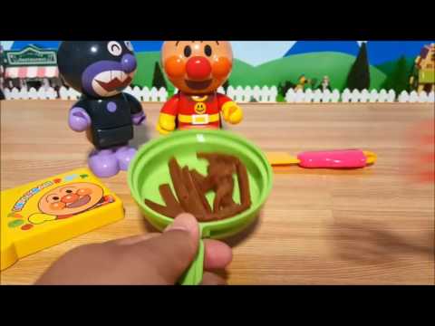 Cuisine in anpanman toys animated kitchen tap clay play! Made the noodles! Timmy is hungry! Miniatur