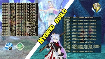 Hybrid Mage LUCK Farm with Thor Hammer DPS Build  - Toram Online