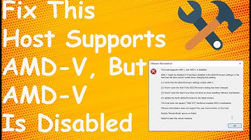 This host supports AMD-V  but AMD-V is disabled error | FIXED