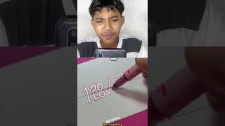 MENULIS ANGKA I LOVE YOU DI ATAS KERTAS!