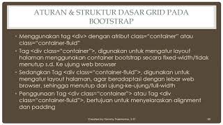 Pemrograman Web 2 - Web Framework Bootstrap Wealth