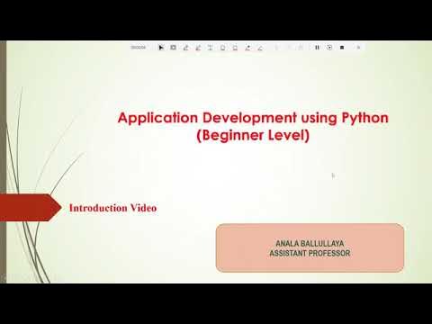Python Application Development (Beginner Level) || Learn to Code with ...