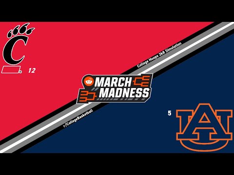 r/CollegeBasketball March Madness | First Round | (12) Cincinnati vs (5) Auburn