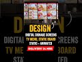 MODREN TV SCREEN MENU DESIGN FOR RESTAURANTS || HOW TO MAKE FOOD MENU FOR CAFES & RESTAURANTS