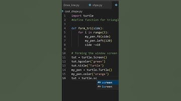 Python pattern program to print amazing pattern using turtle module for beginners #short #shorts