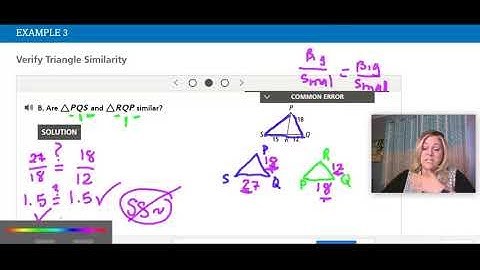 Lesson 7 3 Proving Triangles are Similar - Savvas enVision Geometry Tutorial