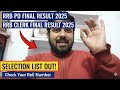 RRB PO FINAL RESULT 2025 | RRB CLERK FINAL RESULT 2025 | RRB CLERK MAINS RESULT 2025 | RRB PO RESULT