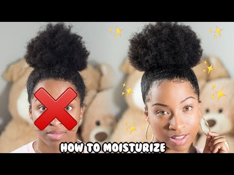 How To Moisturize Your Type 4 High Puff! | Juicy Edition 💦 How To Moisturize Your Type 4 High Puff! | Juicy Edition 💦