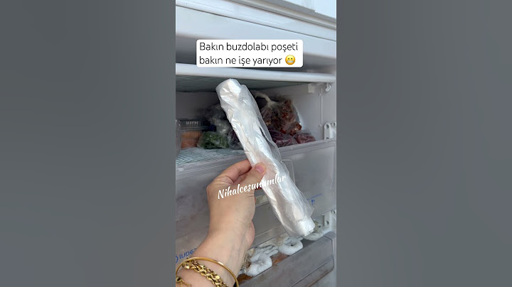 Buzdolabı poşeti bakın ne işe yarıyor