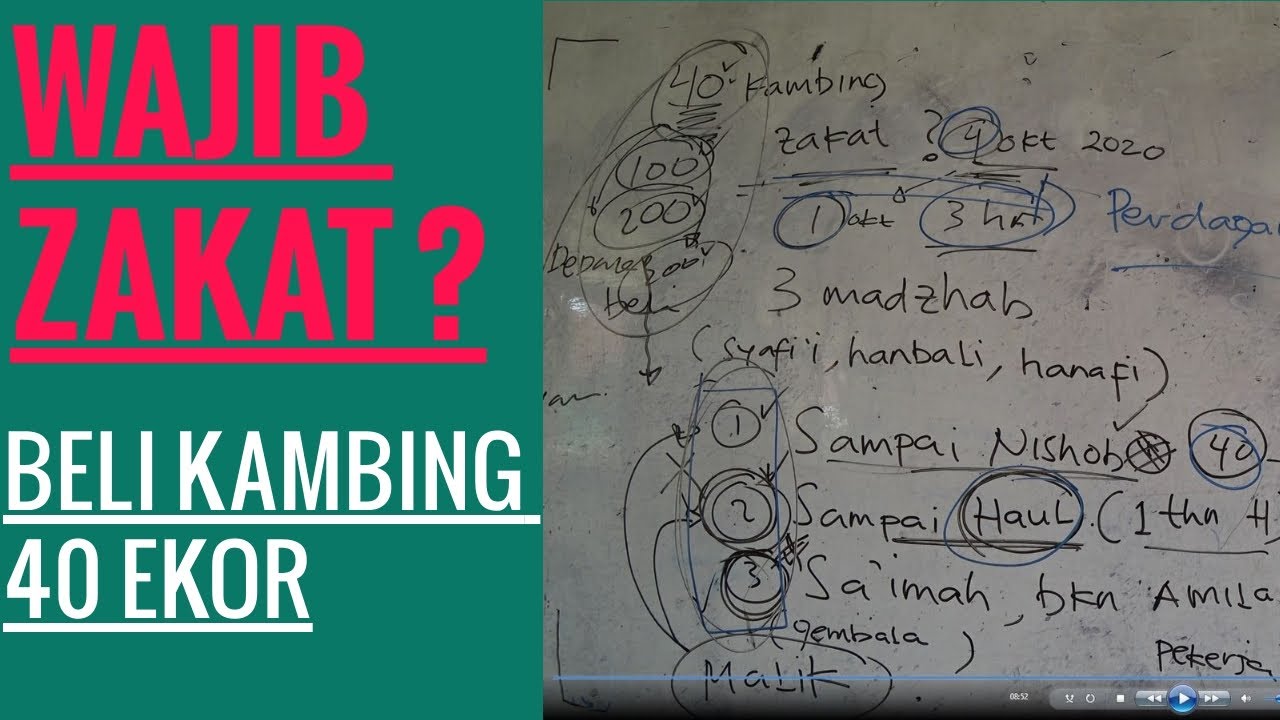 Beli 40 Kambing, langsung WAJIB zakat kambing ?