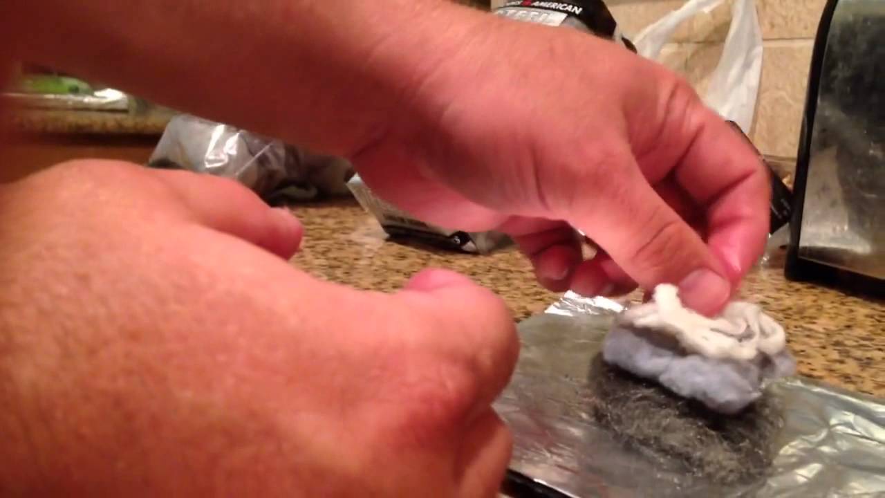 How to start a fire with steel wool YouTube