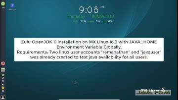 Zulu 11, How to install Zulu OpenJDK 11 on MX Linux 18 and set JAVA_HOME Environment Variable Global