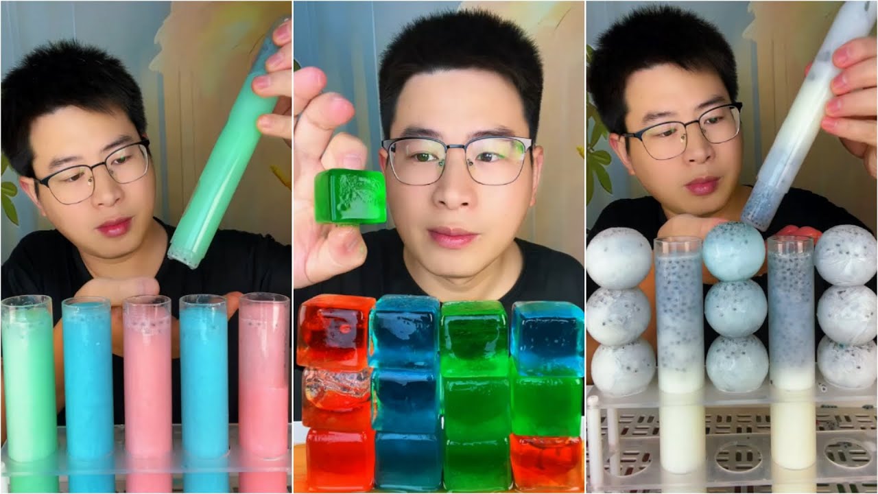 HARD ICE EATING / THIN ICE EATING / CRUNCHY ICE EATING / ICE EATING ASMR 