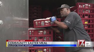 Raleigh Rescue Mission hosts community Easter meal